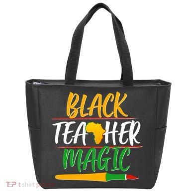 Black Teacher Magic Proud African American Tote Bag