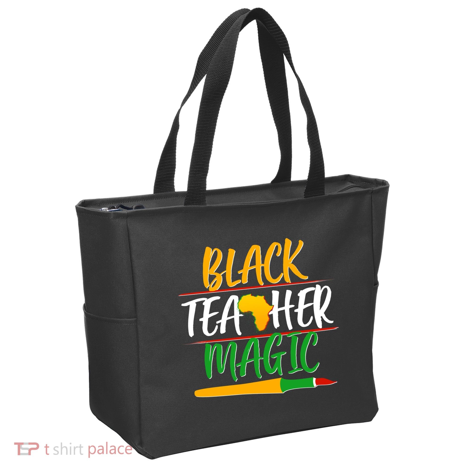Black Teacher Magic Proud African American Tote Bag