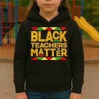 Black Teachers Matter Kids Hoodie thumb 3