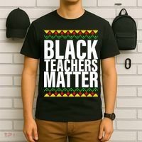 Black Teachers Matter African Pride T-Shirt thumb 6