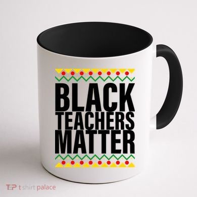 Black Teachers Matter African Pride Coffee Mug back