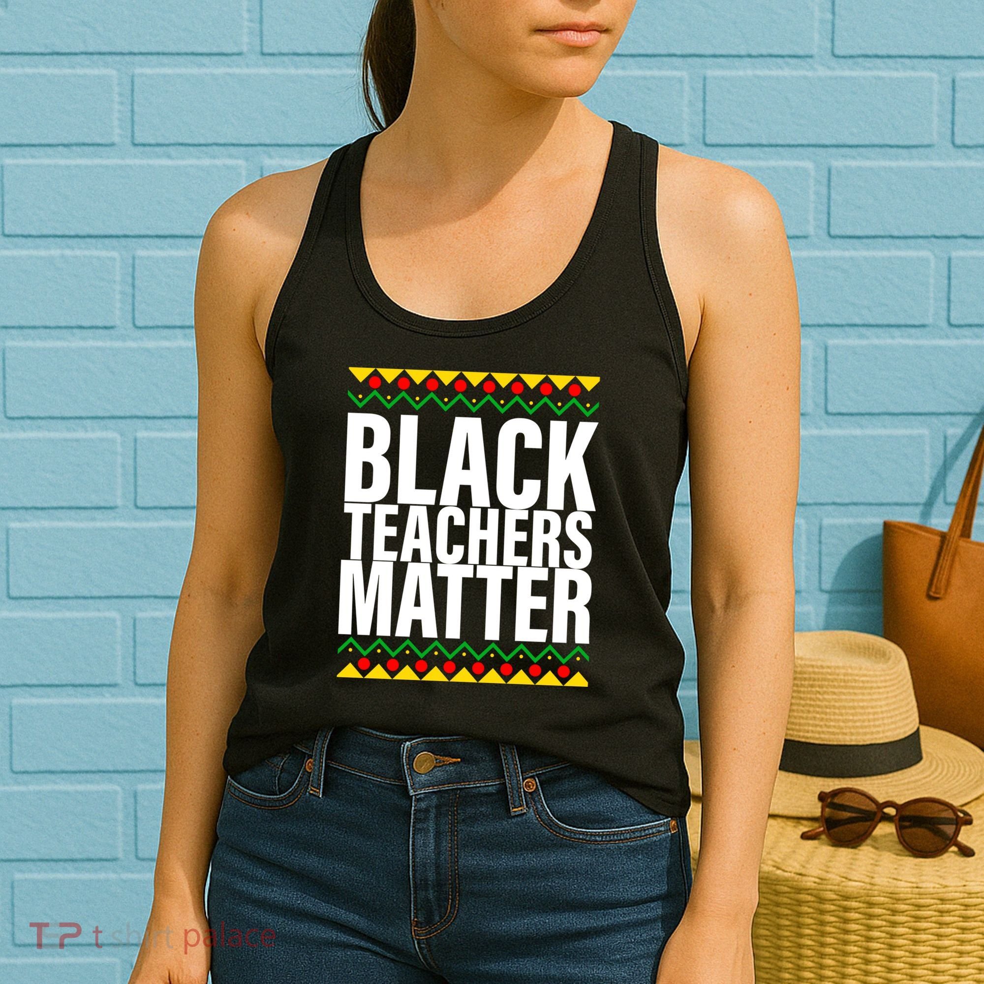 Black Teachers Matter African Pride Women's Tank Top