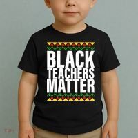 Black Teachers Matter African Pride Toddler T-Shirt thumb 2