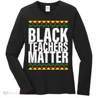 Black Teachers Matter African Pride Women's Long Sleeve Shirt thumb 0