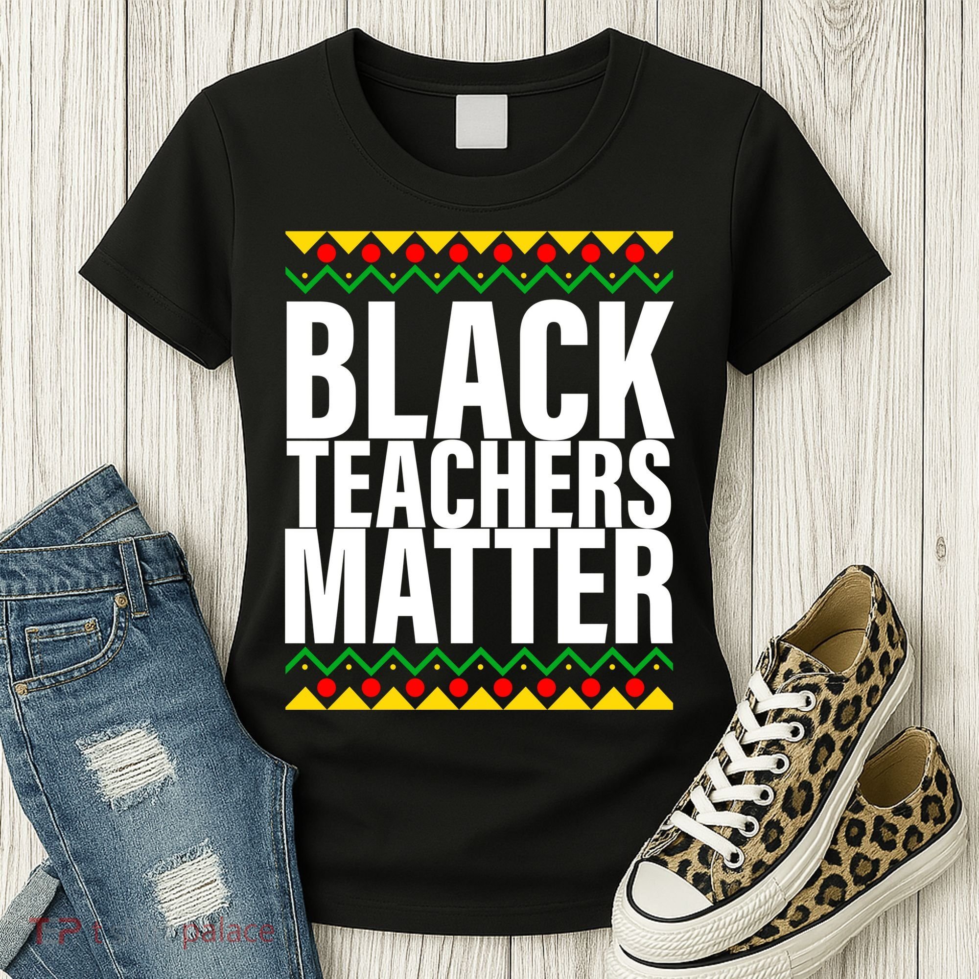 Black Teachers Matter African Pride Women's T-Shirt