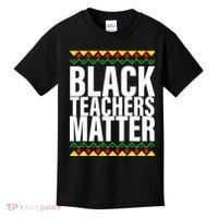 Black Teachers Matter African Pride Kids T-Shirt thumb 0