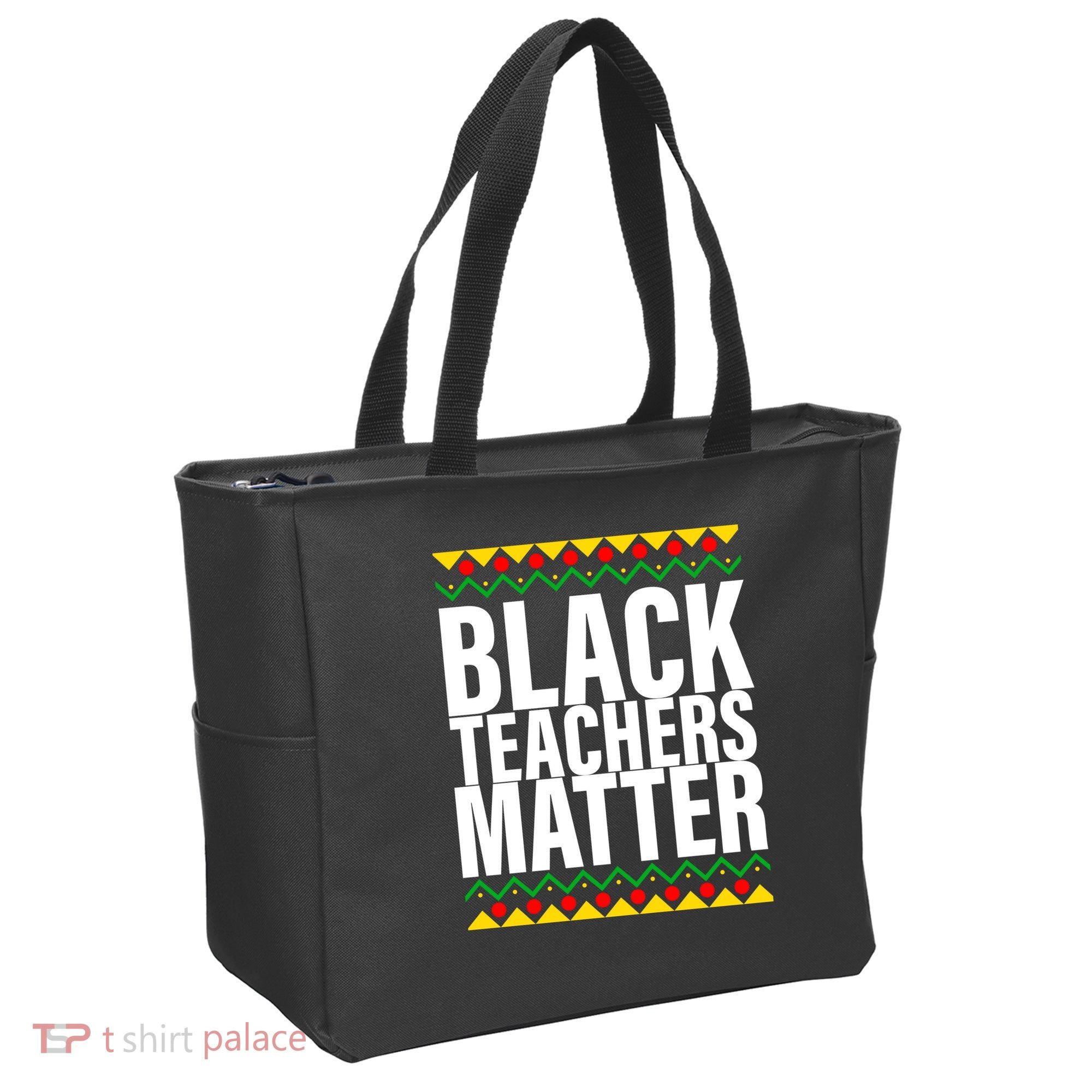 Black Teachers Matter African Pride Tote Bag