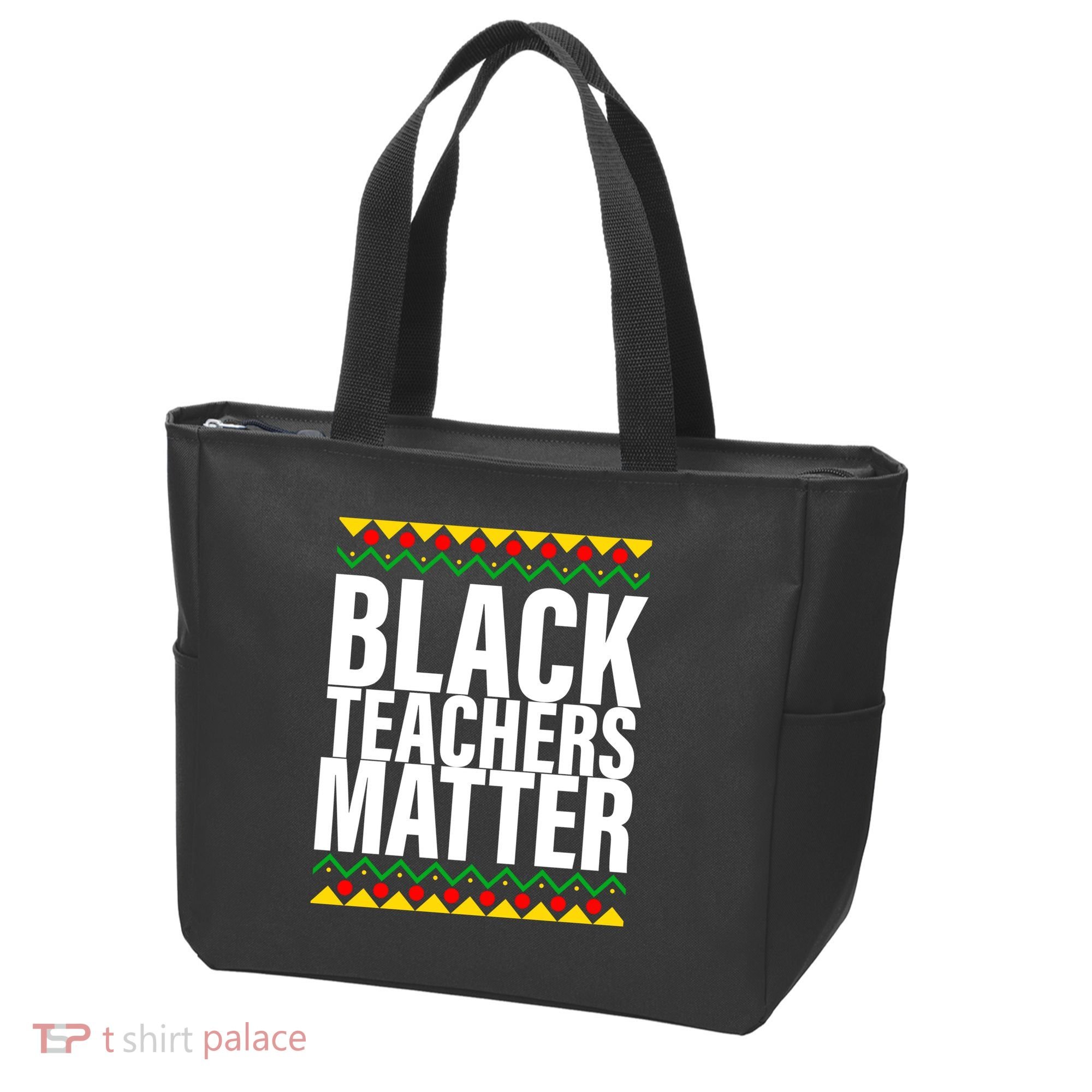 Black Teachers Matter African Pride Tote Bag