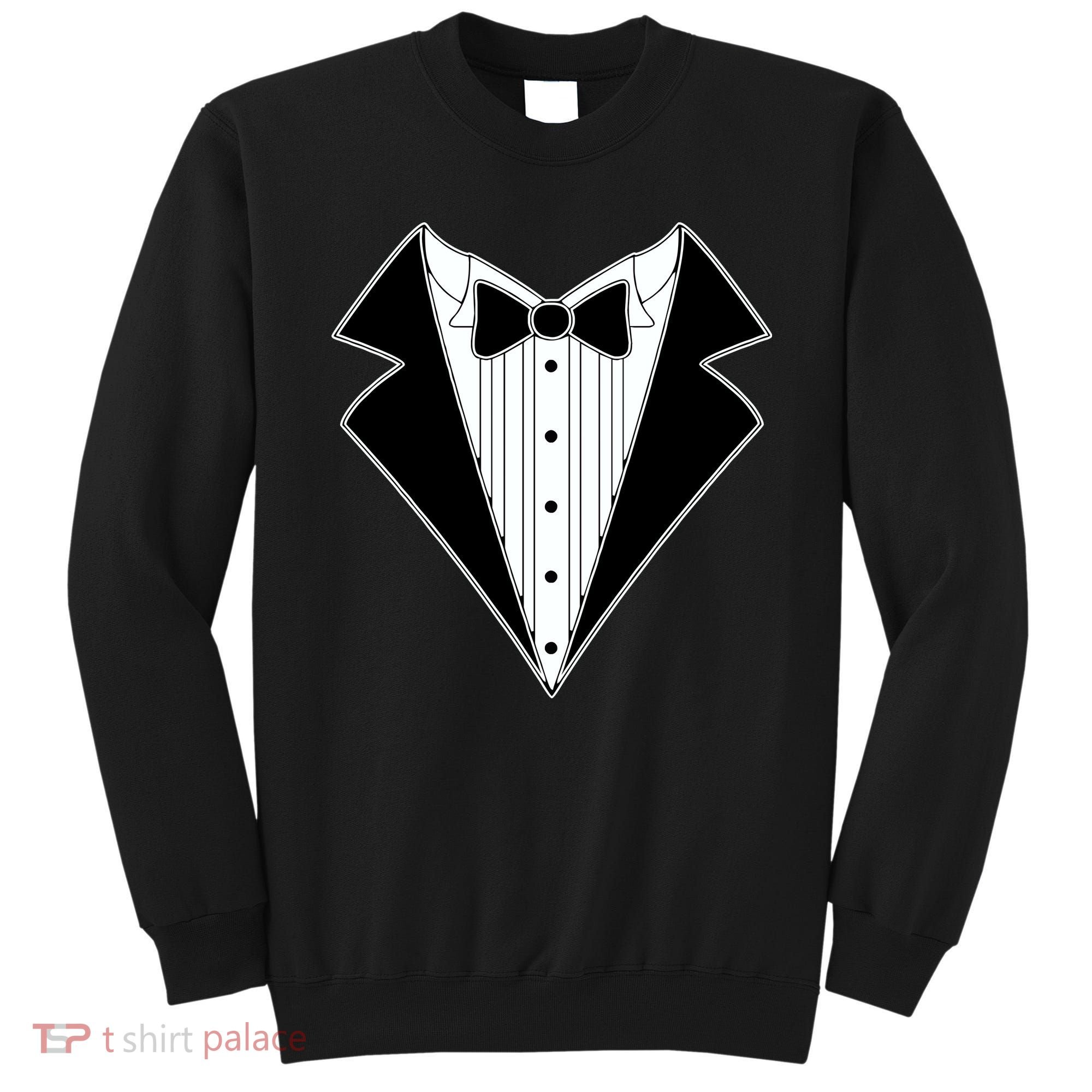 Black Tux Tuxedo Sweatshirt