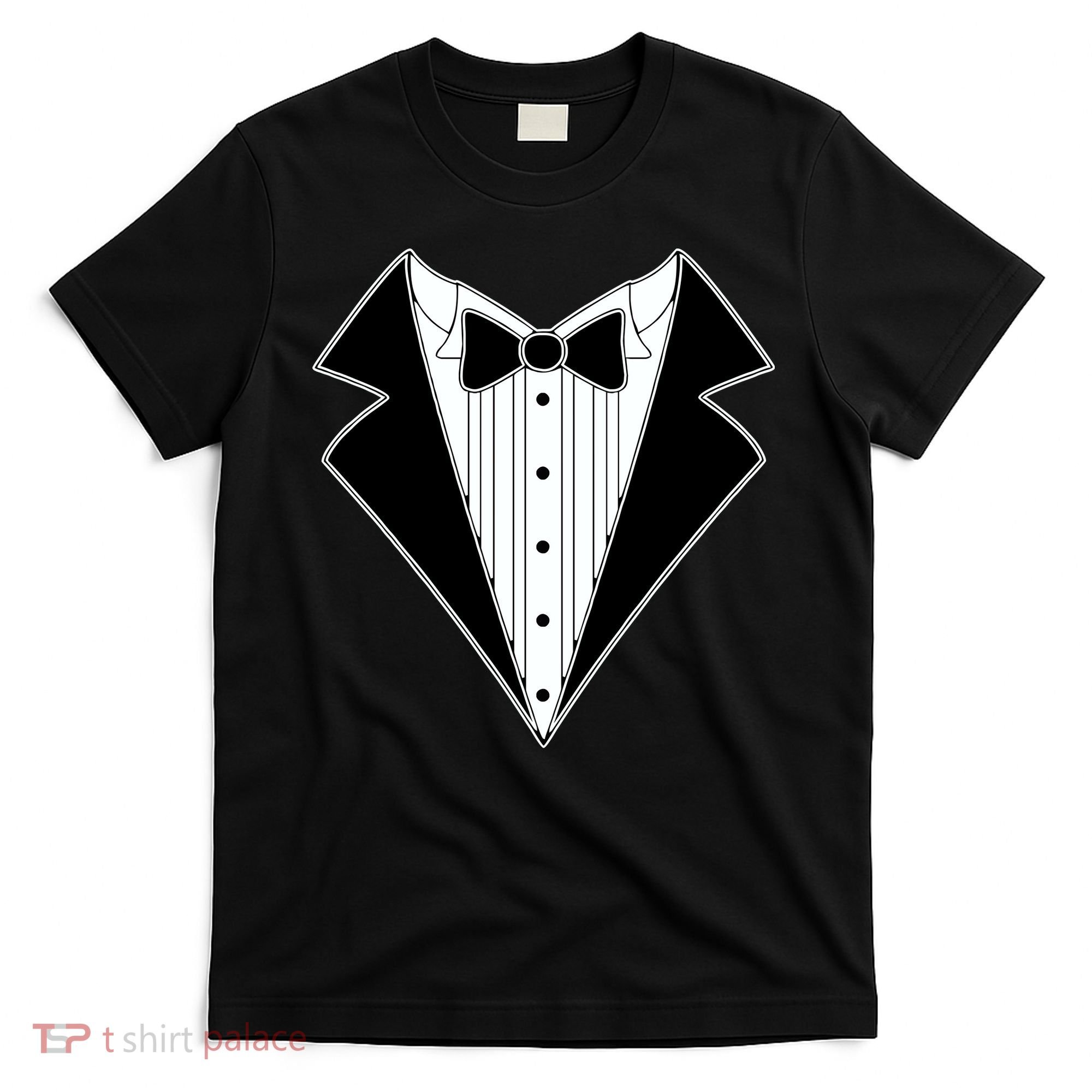 Black Tux Tuxedo T-Shirt