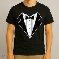 Black Tux Tuxedo T-Shirt thumb 3
