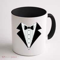 Black Tux Tuxedo Coffee Mug thumb 1