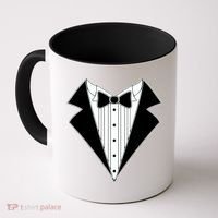 Black Tux Tuxedo Coffee Mug thumb 0