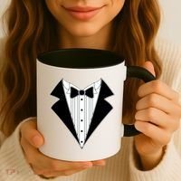 Black Tux Tuxedo Coffee Mug thumb 3