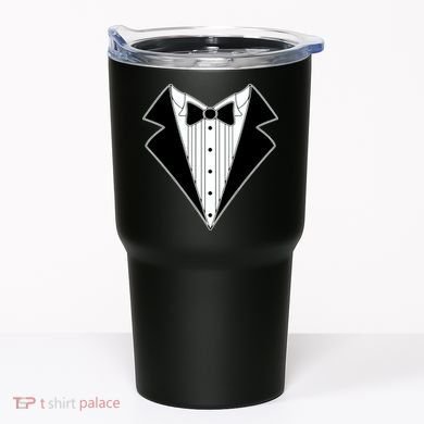 Black Tux Tuxedo Tumbler