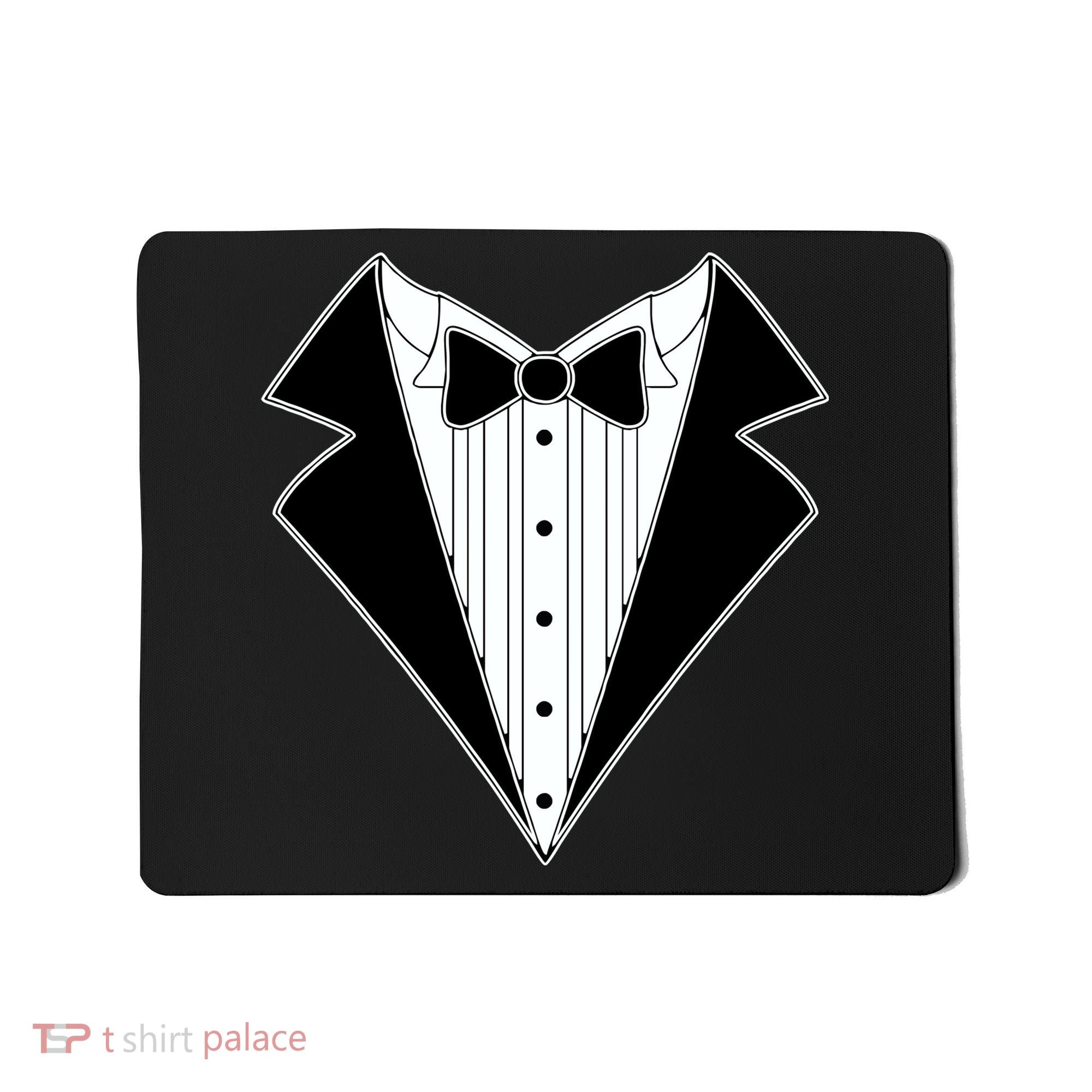 Black Tux Tuxedo Mousepad