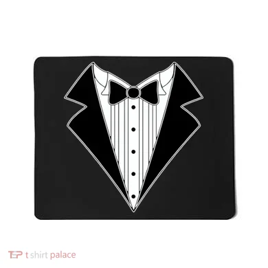 Black Tux Tuxedo Mousepad