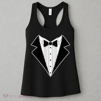 Black Tux Tuxedo Women's Tank Top thumb 3