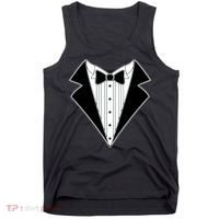 Black Tux Tuxedo Tank Top thumb 0