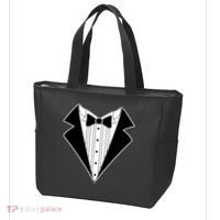 Black Tux Tuxedo Tote Bag thumb 3