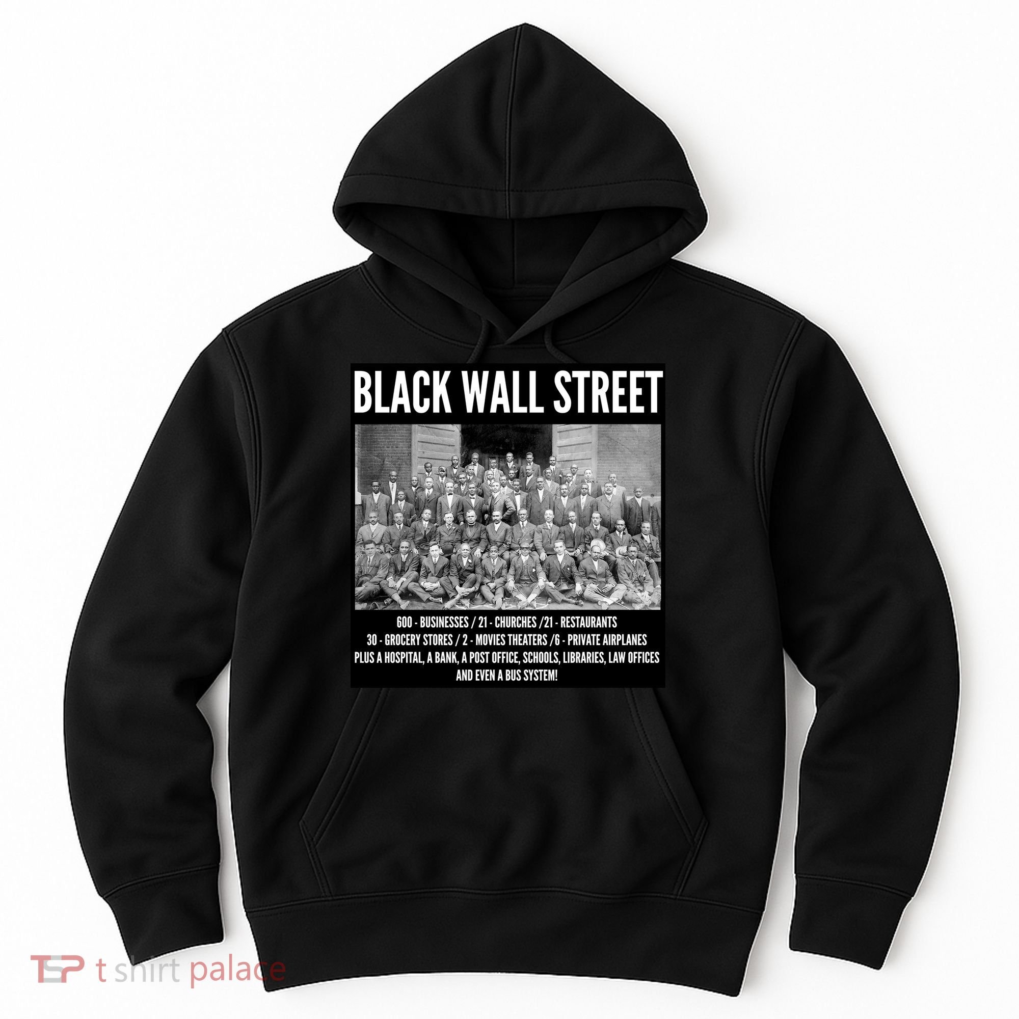 Black Wall Street Black History Hoodie