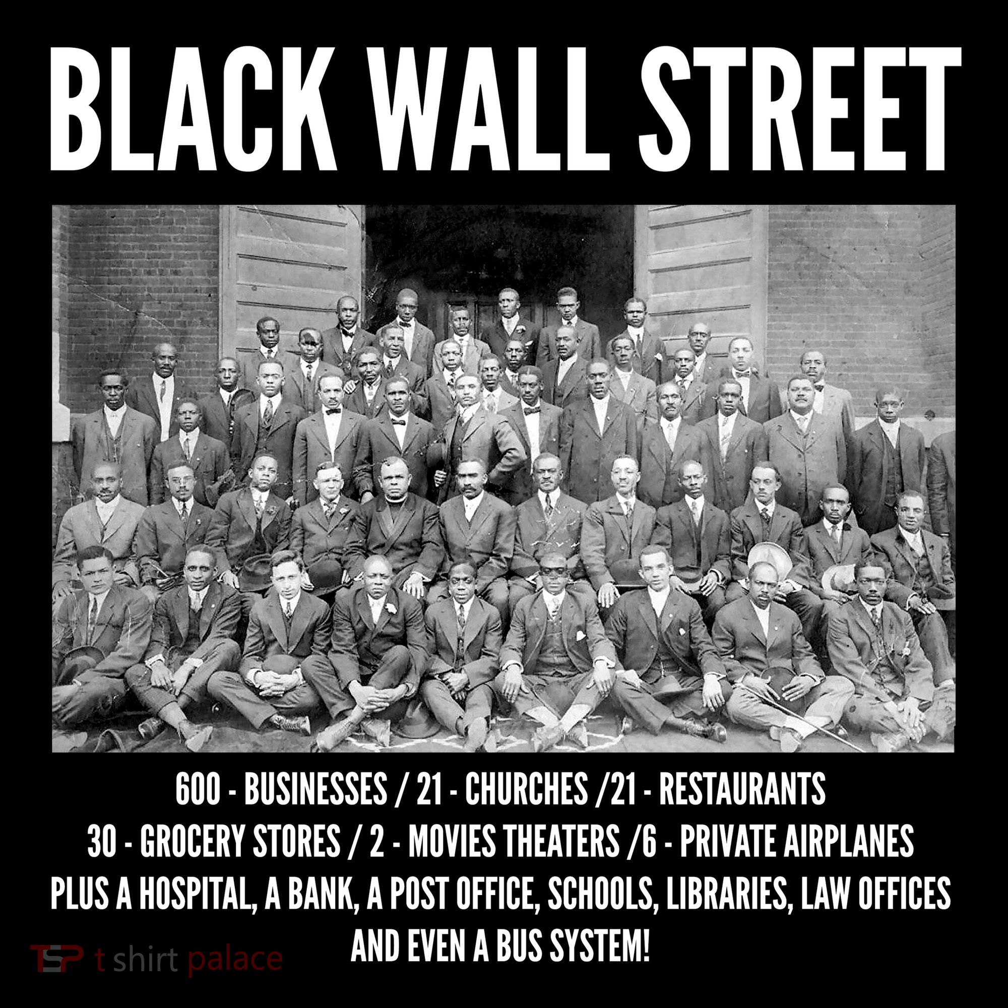 Black Wall Street Black History Apron