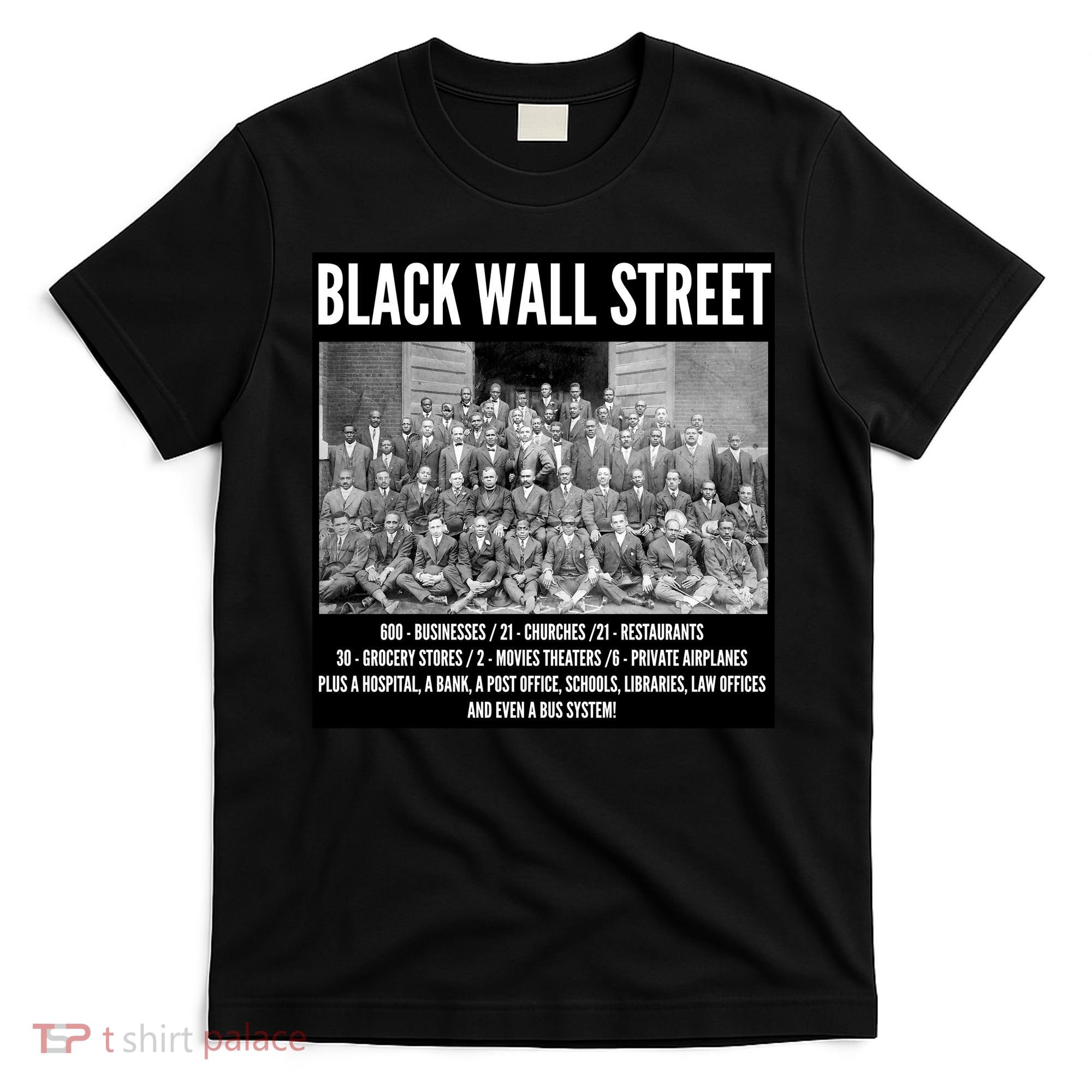 Black Wall Street Black History T-Shirt