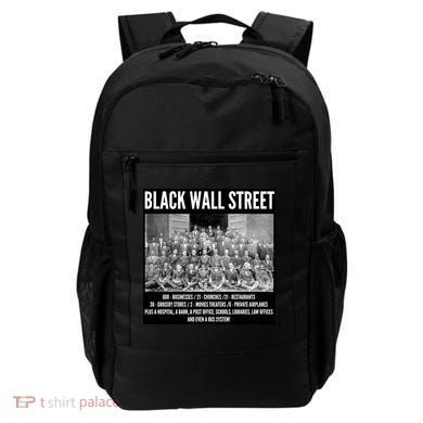 Black Wall Street Black History Backpack