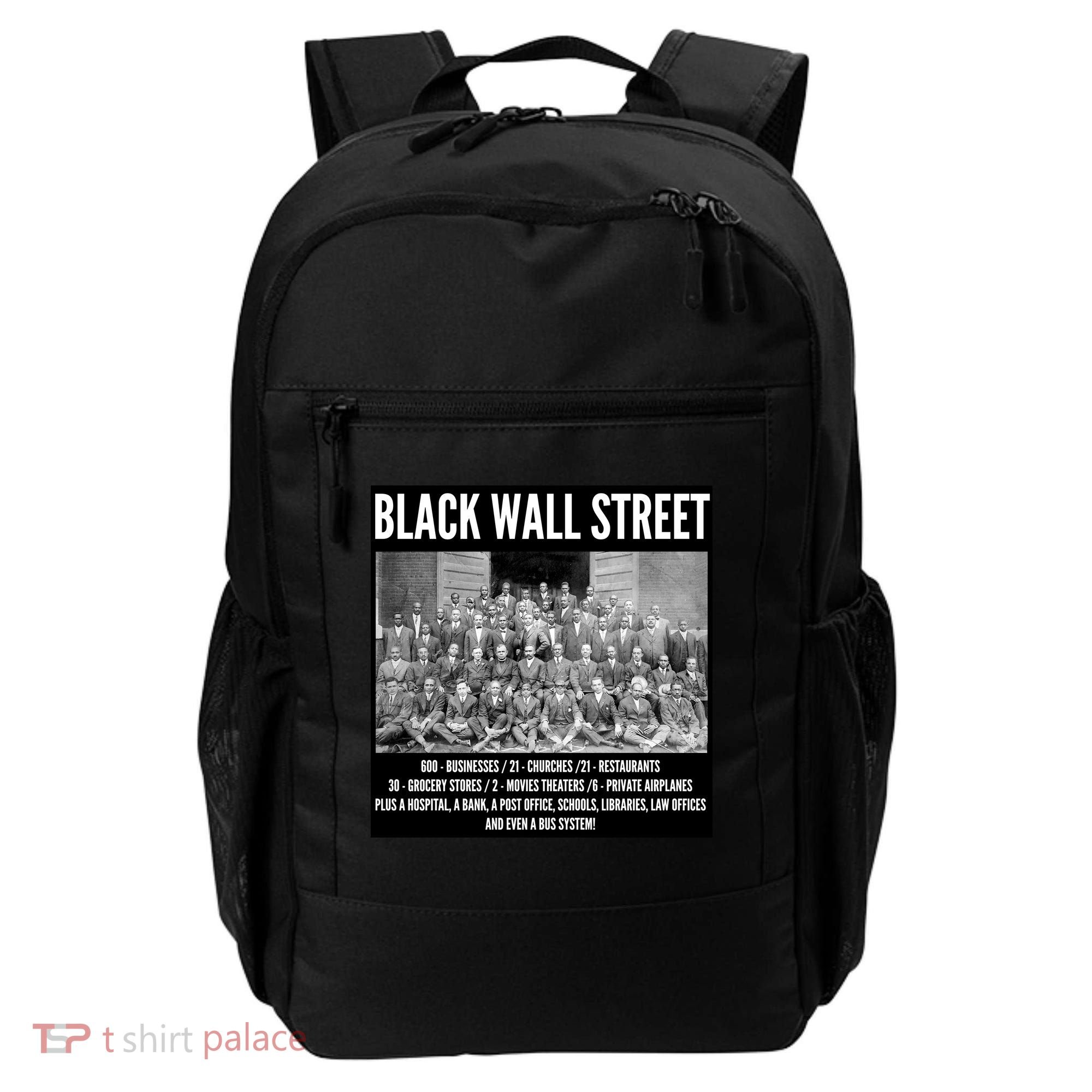 Black Wall Street Black History Backpack