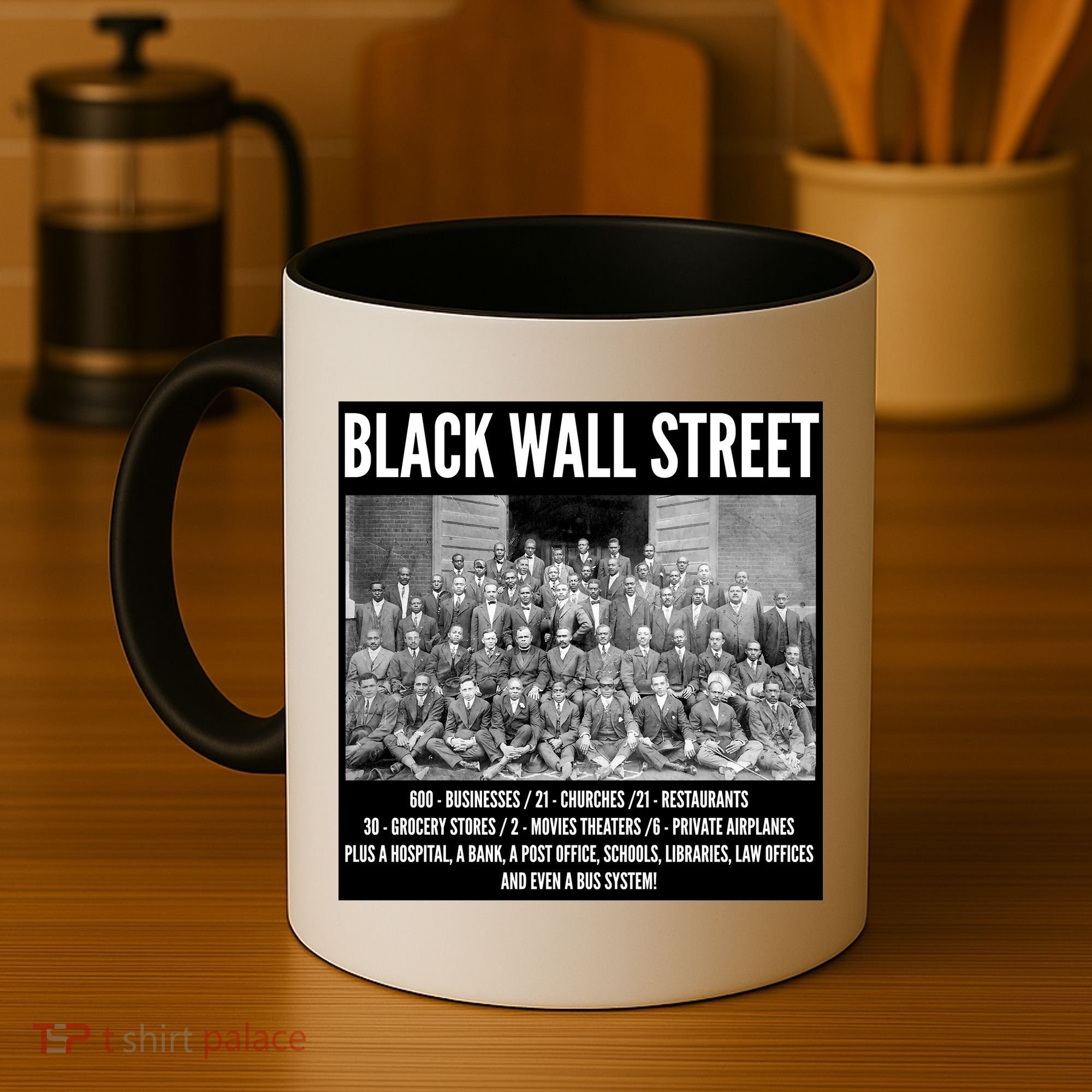 Black Wall Street Black History Coffee Mug