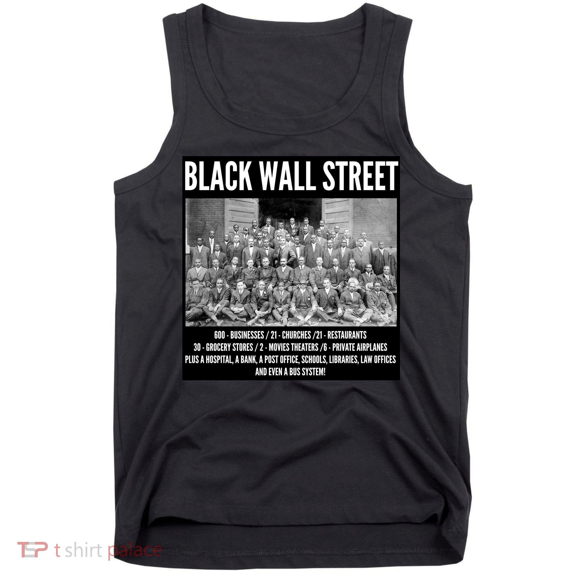 Black Wall Street Black History Tank Top
