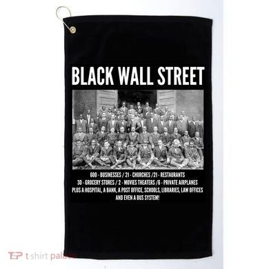 Black Wall Street Black History Golf Towel
