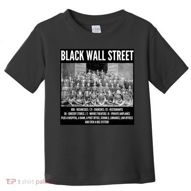 Black Wall Street Black History Toddler T-Shirt