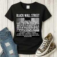 Black Wall Street Black History Women's T-Shirt thumb 3