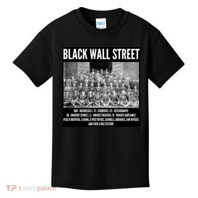 Black Wall Street Black History Kids T-Shirt