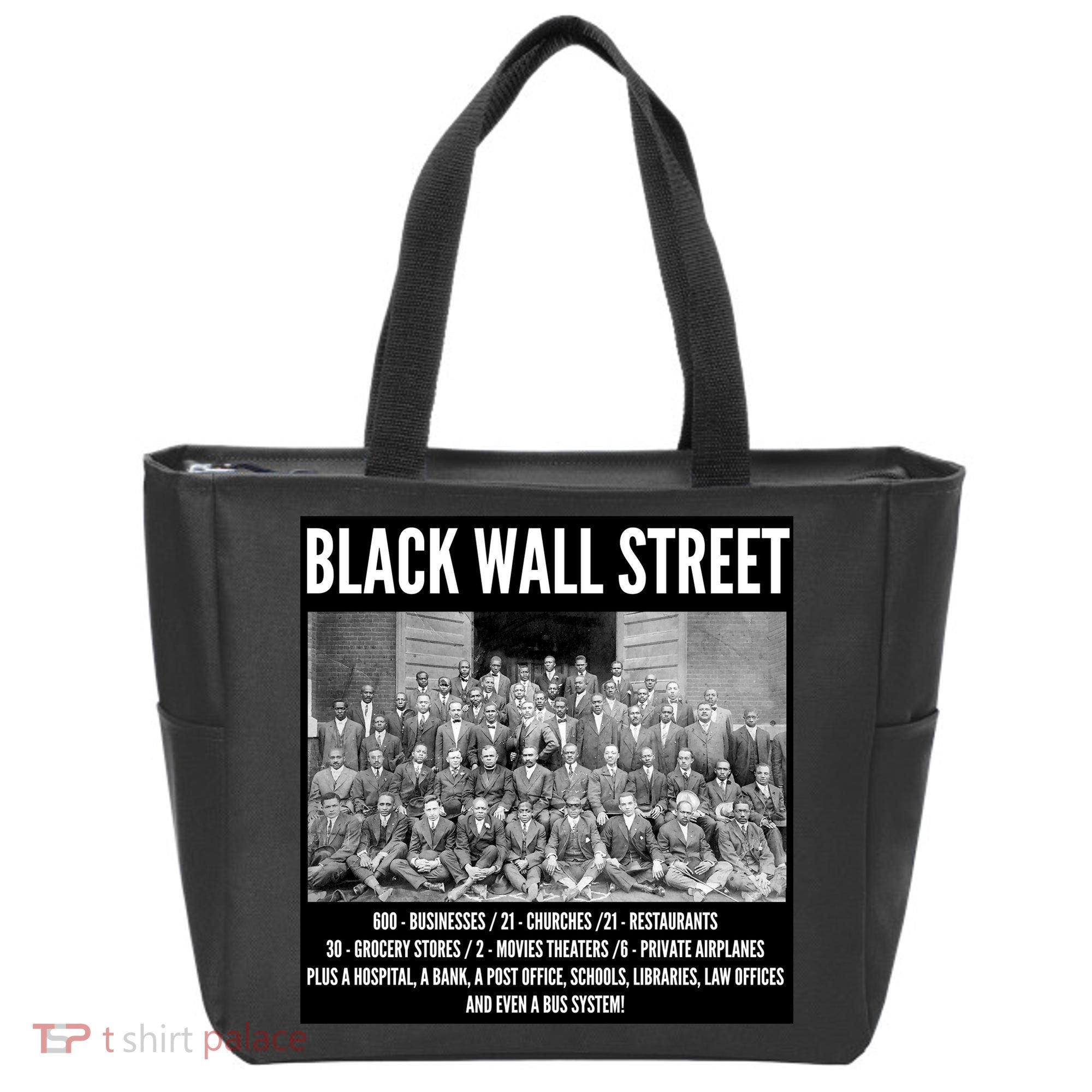 Black Wall Street Black History Tote Bag