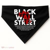 Black Wall Street Black History Month USA-Made Doggie Bandana thumb 0