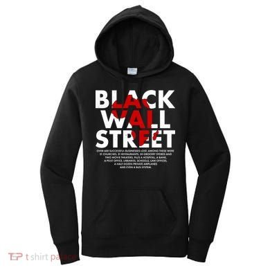 Black Wall Street Black History Month Women's Hoodie