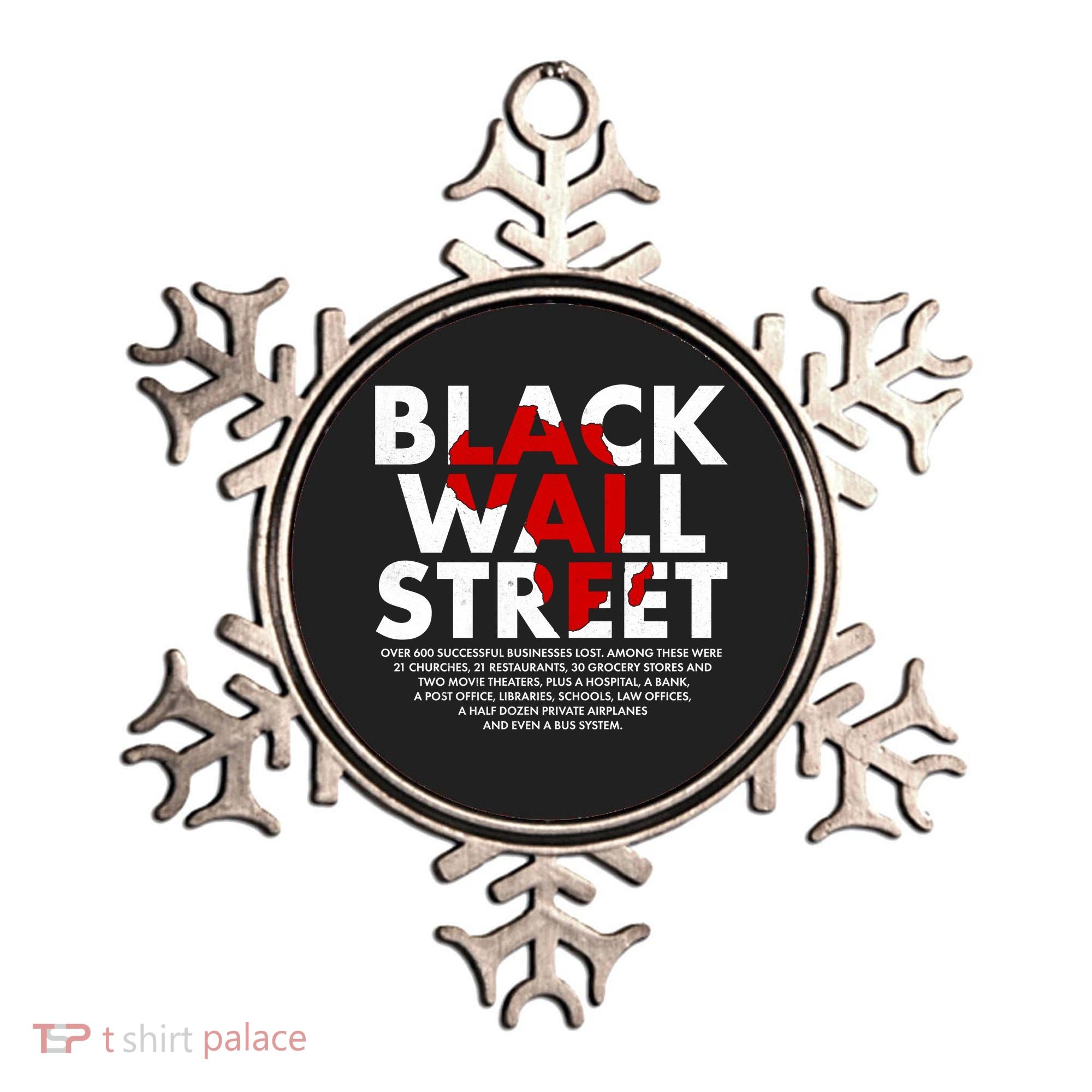 Black Wall Street Black History Month Ornament