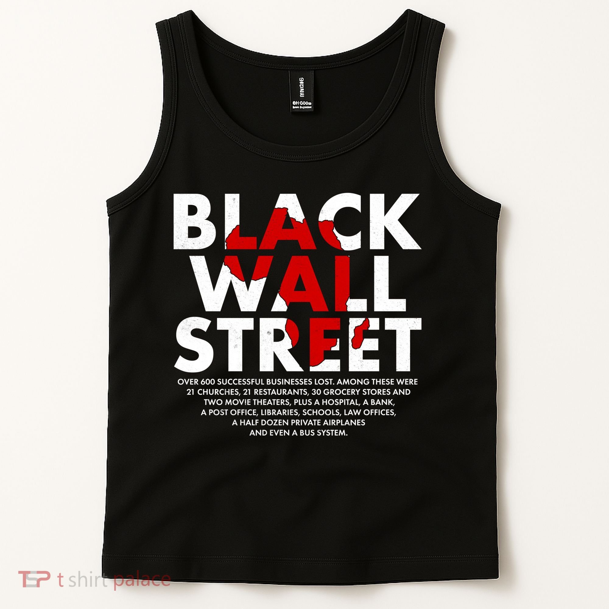 Black Wall Street Black History Month Tank Top