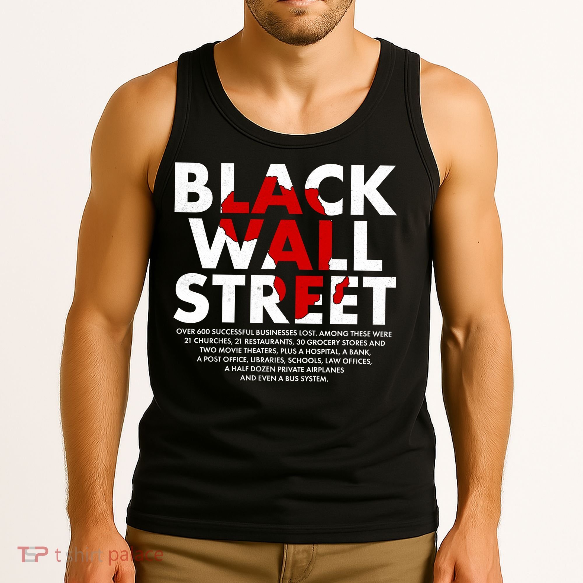Black Wall Street Black History Month Tank Top
