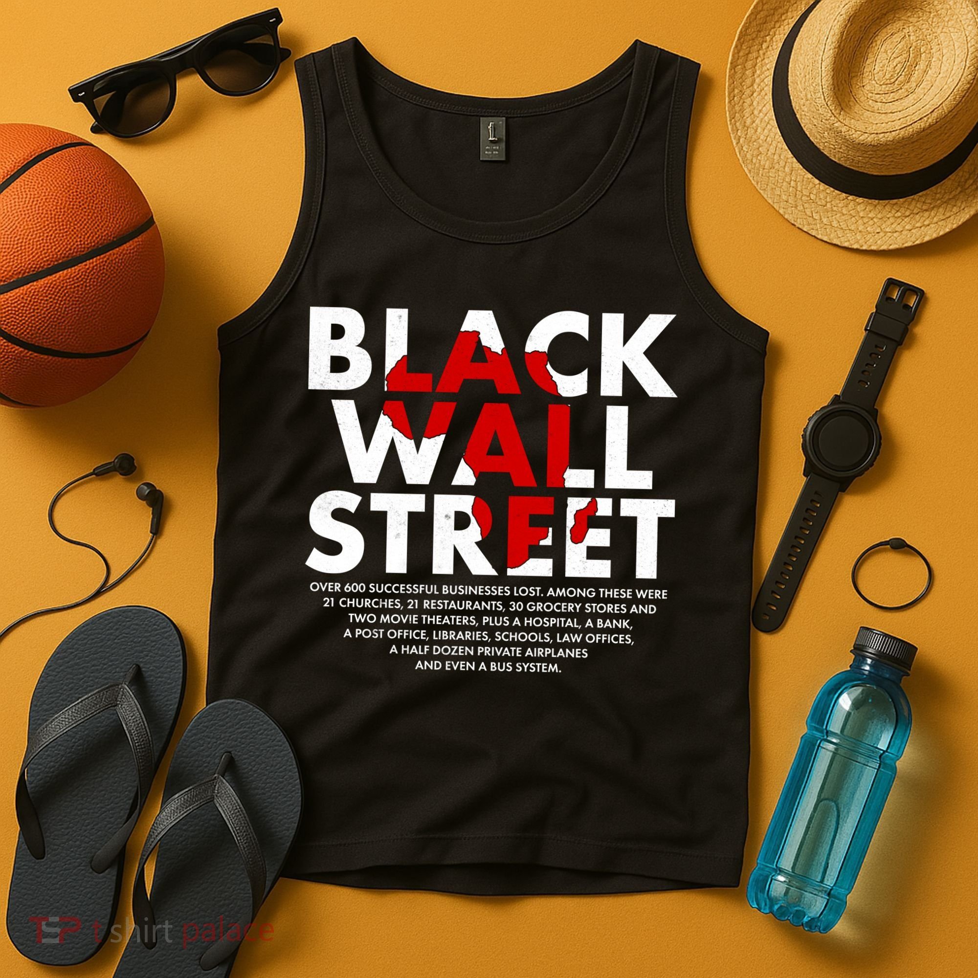 Black Wall Street Black History Month Tank Top