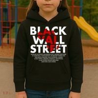 Black Wall Street Black History Month Kids Hoodie thumb 3