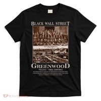 Black Wall Street Never Forget Greenwood Tulsa Oklahoma T-Shirt thumb 0