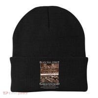 Black Wall Street Never Forget Greenwood Tulsa Oklahoma Beanie thumb 0