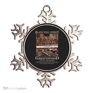 Black Wall Street Never Forget Greenwood Tulsa Oklahoma Ornament