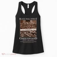 Black Wall Street Never Forget Greenwood Tulsa Oklahoma Women's Tank Top thumb 0