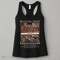Black Wall Street Never Forget Greenwood Tulsa Oklahoma Women's Tank Top thumb 3
