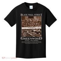 Black Wall Street Never Forget Greenwood Tulsa Oklahoma Kids T-Shirt thumb 0