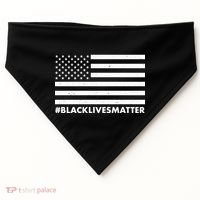#BlackLivesMatter USA Flag USA-Made Doggie Bandana thumb 0